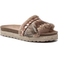 Espadryle QUAZI - QZ-33-02-000232 603. Pomarańczowe espadryle damskie QUAZI, z aplikacjami, ze skóry, bez obcasa. W wyprzedaży za 179,00 zł.