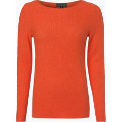 Franco Callegari - Sweter damski, pomarańczowy. Pomarańczowe swetry damskie Franco Callegari, s, bez wzorów, z bawełny, eleganckie, bez rękawów, bez kaptura. Za 79,95 zł.