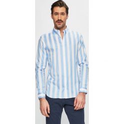 Premium by Jack&Jones - Koszula. Niebieskie koszule męskie Premium by Jack&Jones, xl, bez wzorów, z bawełny, casualowe, button down, z długim rękawem. W wyprzedaży za 139,90 zł.