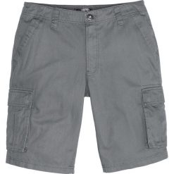 Bermudy bojówki Loose Fit bonprix dymny szary. Szare spodenki i szorty męskie bonprix, m, bez wzorów. Za 99,99 zł.