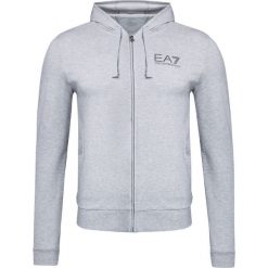 Bluza EA7 EMPORIO ARMANI Szary. Szare bluzy męskie marki EA7 Emporio Armani, z nadrukiem, z dzianiny, z kapturem. Za 329,00 zł.