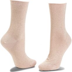 Skarpety Wysokie Damskie JOOP! - Lurex Sock Ier 760.059 Marrakesh Rose 4200. Różowe skarpetki damskie z bawełny. Za 69,00 zł.