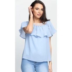 Niebieska Bluzka Good Love. Niebieskie bluzki na imprezę Born2be, s. Za 39,99 zł.