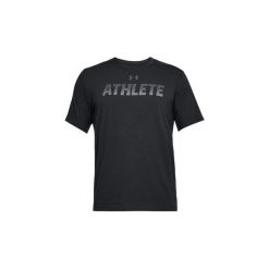 T-shirty z krótkim rękawem Under Armour Athlete SS 1305661-001. Czarne t-shirty męskie Under Armour, s, bez wzorów, bez kołnierzyka, krótkie. Za 89,99 zł.