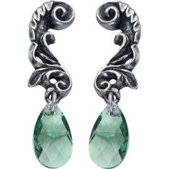 Alchemy Gothic Night Queen Kolczyki - Earpin srebrny. Szare kolczyki damskie marki Alchemy Gothic, srebrne. Za 79,90 zł.