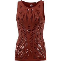 Top w kolorze rdzawym. Czerwone topy damskie Odzież sportowa, s, bez wzorów, bez rękawów. W wyprzedaży za 159,95 zł.