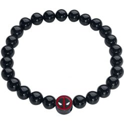 Deadpool Logo Bransoletka czarny/czerwony. Czarne bransoletki męskie marki Deadpool. Za 149,90 zł.
