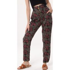 Czarno-Fuksjowe Spodnie Get Back To. Czarne spodnie damskie Born2be, s, z tkaniny. Za 19,99 zł.