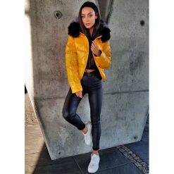Legrand Dwustronna Kurtka Jenot Puch Kolor Yellow S. Czarne kurtki damskie LIGARI, s, w paski, z bawełny, bez kaptura. Za 199,00 zł.