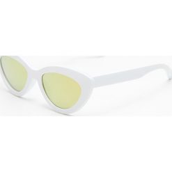 Okulary przeciwsłoneczne - Biały. Białe okulary przeciwsłoneczne damskie Cropp. Za 29,99 zł.
