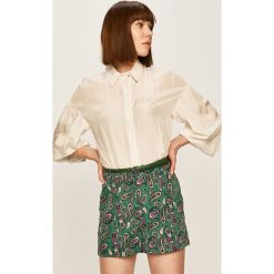 Pinko - Koszula. Białe bluzki damskie Pinko, bez wzorów, z jedwabiu, eleganckie, z włoskim kołnierzykiem, z długim rękawem. Za 879,90 zł.