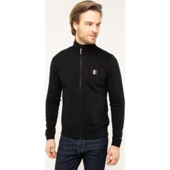 Bluza TOMMY HILFIGER Flex Zip Through MW0MW12296. Czarne bluzy męskie TOMMY HILFIGER, m, bez wzorów, z bawełny, bez kołnierzyka, bez rękawów, bez kaptura. W wyprzedaży za 519,00 zł.