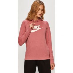Nike Sportswear - Bluza. Różowe bluzy damskie Nike Sportswear, s, z nadrukiem, z bawełny, bez rękawów, z kapturem. Za 199,90 zł.
