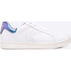 Geox - Buty. Szare buty sportowe damskie marki Geox, z materiału. W wyprzedaży za 199,90 zł.
