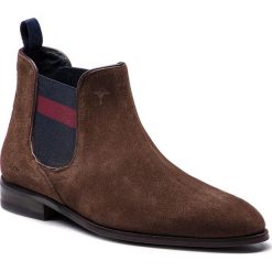 Sztyblety JOOP! - Kleitos 4140004163 Dark Brown 702. Pomarańczowe sztyblety męskie JOOP!, ze skóry, bez zapięcia. W wyprzedaży za 429,00 zł.