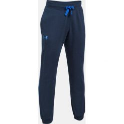 Chinosy chłopięce: Under Armour Spodnie dziecięce Rival Jogger granatowe r. S (1309544-410)
