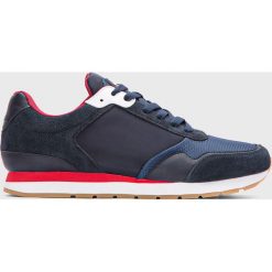Kazar Studio - Buty. Niebieskie sneakersy męskie Kazar Studio, z okrągłym noskiem, na sznurówki. Za 279,90 zł.