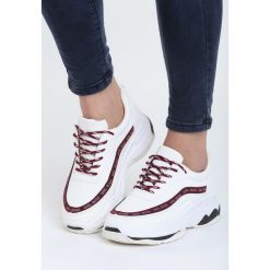 Białe Buty Sportowe My Manifesto. Białe buty sportowe damskie marki Born2be, z materiału. Za 64,99 zł.