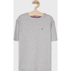 Tommy Hilfiger - T-shirt/polo KB0KB04679. Szare t-shirty chłopięce TOMMY HILFIGER, z nadrukiem, z bawełny, bez rękawów. W wyprzedaży za 89,90 zł.