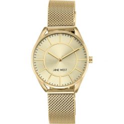 Biżuteria i zegarki: Zegarek Nine West Damski NW/1922CHGB Fashion Mesh złoty