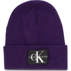 Czapka CALVIN KLEIN JEANS - J Basic Women Knitte K60K604780 507. Fioletowe czapki zimowe damskie marki Calvin Klein Jeans, z jeansu. Za 179,00 zł.