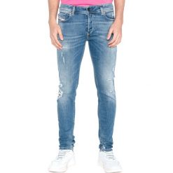 Diesel Sleenker Dżinsy Niebieski. Niebieskie jeansy męskie Diesel, bez wzorów. Za 809,95 zł.
