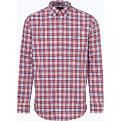 Gant - Koszula męska, czerwony. Czerwone koszule męskie GANT, m, w kratkę, z bawełny, bez kołnierzyka, bez rękawów. Za 449,95 zł.