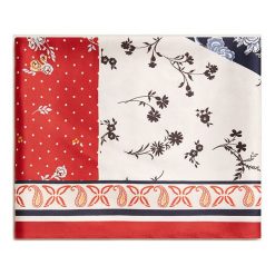 Mango - Chusta Patch. Żółte szaliki damskie Mango, bez wzorów, z poliesteru. Za 49,90 zł.