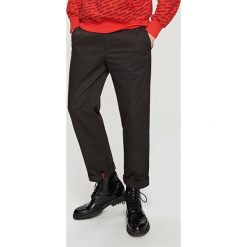 Chinosy męskie: Chinosy straight fit – Czarny