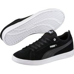 Puma damskie buty Smash Wns V2 SD Black Black 37,5. Czarne buty sportowe damskie Puma, bez wzorów, z zamszu, klasyczne. W wyprzedaży za 209,00 zł.