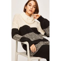 Answear - Sweter. Białe swetry damskie ANSWEAR, s, bez wzorów, z dzianiny, bez rękawów. W wyprzedaży za 89,90 zł.