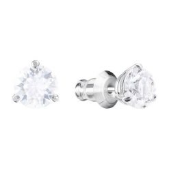 Swarovski - Kolczyki Solitaire. Szare kolczyki damskie Swarovski, z kryształem. Za 249,90 zł.