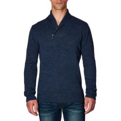Golfy męskie: Sweter w kolorze granatowym