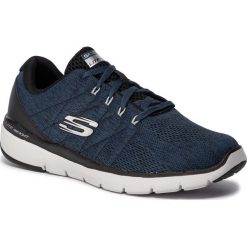 Buty SKECHERS - Stally 52957/BLBK Blue/Black. Niebieskie buty sportowe męskie Skechers, ze skóry ekologicznej, bez zapięcia, na fitness i siłownię. W wyprzedaży za 239,00 zł.