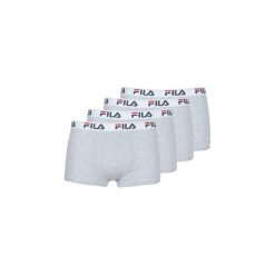 Bokserki Fila LOT DE 4 BOXERS COTON FILA GRIS. Szare bokserki męskie Fila, bez wzorów. Za 149,00 zł.