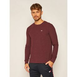 Sweter Tommy Jeans Mini Waffle DM0DM08451. Szare swetry męskie Tommy Jeans, xl, bez wzorów, z jeansu, klasyczne, z klasycznym kołnierzykiem, bez kaptura. Za 269,00 zł.
