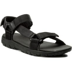 Sandały JACK WOLFSKIN - Seven Seas 2 Sandal M 4026651 Phantom. Czarne sandały męskie Jack Wolfskin, z materiału, bez zapięcia. Za 235,90 zł.