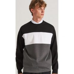Bluza - Czarny. Czarne bluzy męskie Reserved, xl. W wyprzedaży za 39,99 zł.