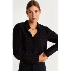 Mango - Koszula Dotty2. Czarne bluzki damskie Mango, s, z wiskozy, klasyczne. W wyprzedaży za 69,90 zł.
