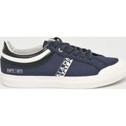 Napapijri - Buty. Niebieskie sneakersy męskie Napapijri, na sznurówki. W wyprzedaży za 239,90 zł.