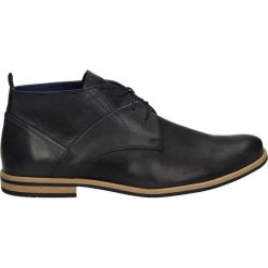 Botki męskie - 293-120 PE BL. Czarne botki męskie Venezia, z gumy. Za 169,00 zł.