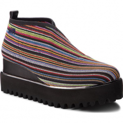 Półbuty UNITED NUDE - Fold Casual 102633205 Bright Mix. Szare creepersy damskie United Nude, z materiału, casualowe, na koturnie. Za 719,00 zł.