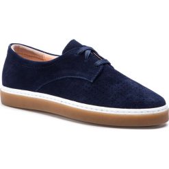 Sneakersy BALDACCINI - 11045/1 Granat Welur. Niebieskie półbuty damskie Baldaccini, ze skóry. W wyprzedaży za 199,00 zł.