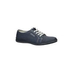Buty Casu Niebieskie półbuty sznurowane 9F-KH86197. Niebieskie trampki męskie Casu, bez wzorów, na sznurówki. Za 79,99 zł.