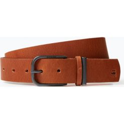 G-Star - Damski pasek skórzany, beżowy. Brązowe paski damskie marki G-Star, w paski, ze skóry, eleganckie. Za 179,95 zł.
