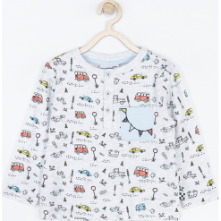 Koszulka. Szare t-shirty chłopięce z nadrukiem marki GRAND PRIX, z długim rękawem. Za 45,90 zł.
