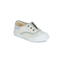 Buty Dziecko Citrouille et Compagnie JANOLIRE. Szare trampki dziewczęce marki Citrouille et Compagnie, bez wzorów, bez zapięcia. Za 89,00 zł.