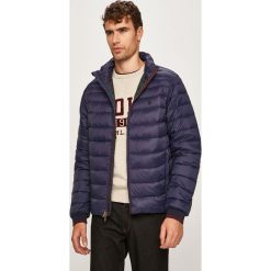 Polo Ralph Lauren - Kurtka puchowa. Niebieskie płaszcze męskie Polo Ralph Lauren, s, bez wzorów, z nylonu, krótkie, bez kaptura. Za 1299,00 zł.
