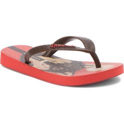 Japonki IPANEMA - Classic VI Kids 82304 Red/Brown 24524. Brązowe klapki chłopięce marki Ipanema, z tworzywa sztucznego. Za 54,99 zł.