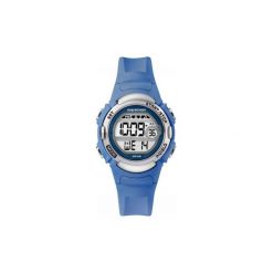 Pulsometr zegarek sportowy Timex Marathon. Niebieskie zegarki damskie marki Timex, sztuczne. Za 129,00 zł.
